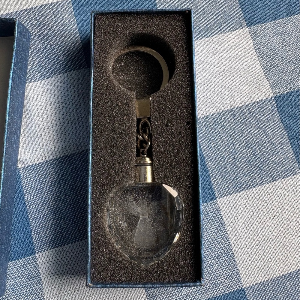 Fairy Crystal Heart Keychain - Unknown Brand